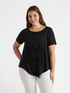 T-shirt with gather image number 0
