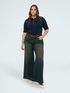 Wide Leg Jeans with luminous appliqu&eacute;s image number 2