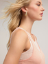 Jersey top with ribbed tank top image number 0