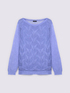 Durchbrochener Pullover mit geometrischem Muster image number 4