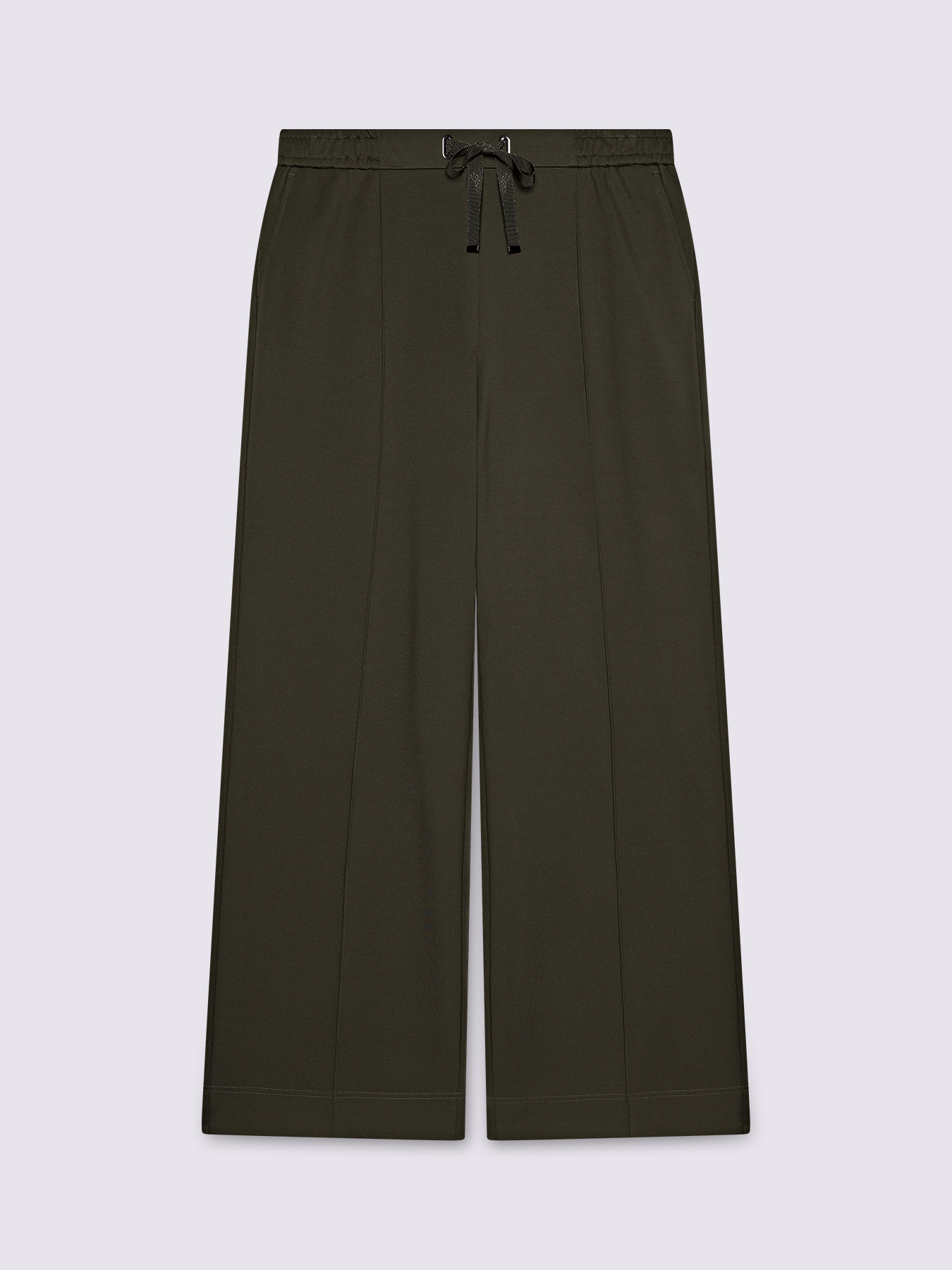 Wide leg trousers in milano stitch image number 4