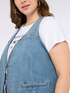 Denim vest with luminous appliqués image number 3