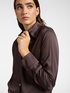 Stretch satin shirt image number 0