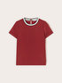 Jumper with knitted trim image number 4