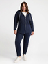 Sweatshirt aus Stoff in Matelassé-Optik image number 3