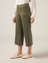Cropped Palazzo-Hose aus Baumwollmischung image number 3