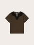 Embroidered modal blend T-shirt image number 4