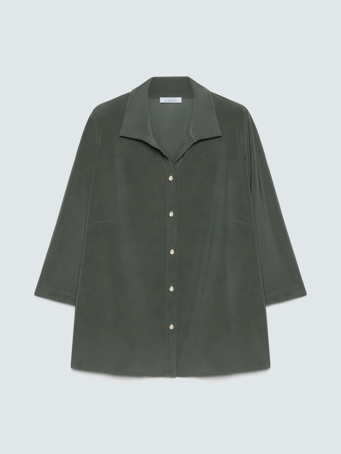 Jersey shirt with collar image number 5