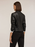 Coated fabric jacket with shaping cuts image number 1