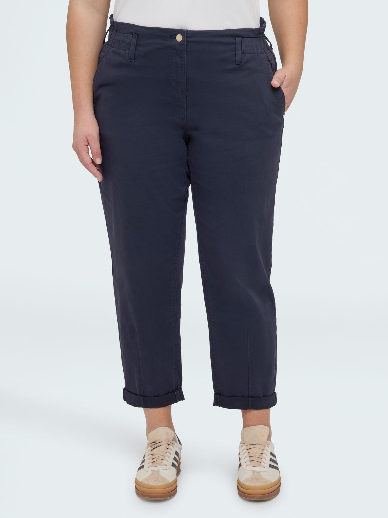 Pantalon Balloon en coton image number 2