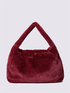 Plush shoulder bag image number 1
