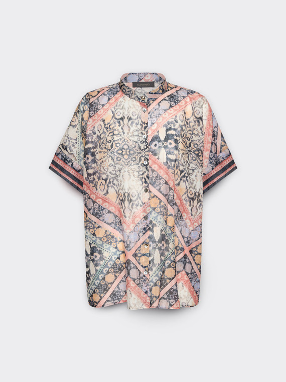 Blusa estampada étnica