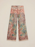 Pantaloni palazzo din satin image number 4