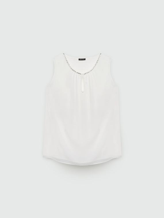 Top with embroidery