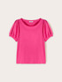 T-shirt with balloon sleeves image number 4