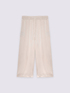 Weite Hose aus Stretch-Satin image number 4
