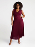 Plisseekleid mit V-Ausschnitt image number 3