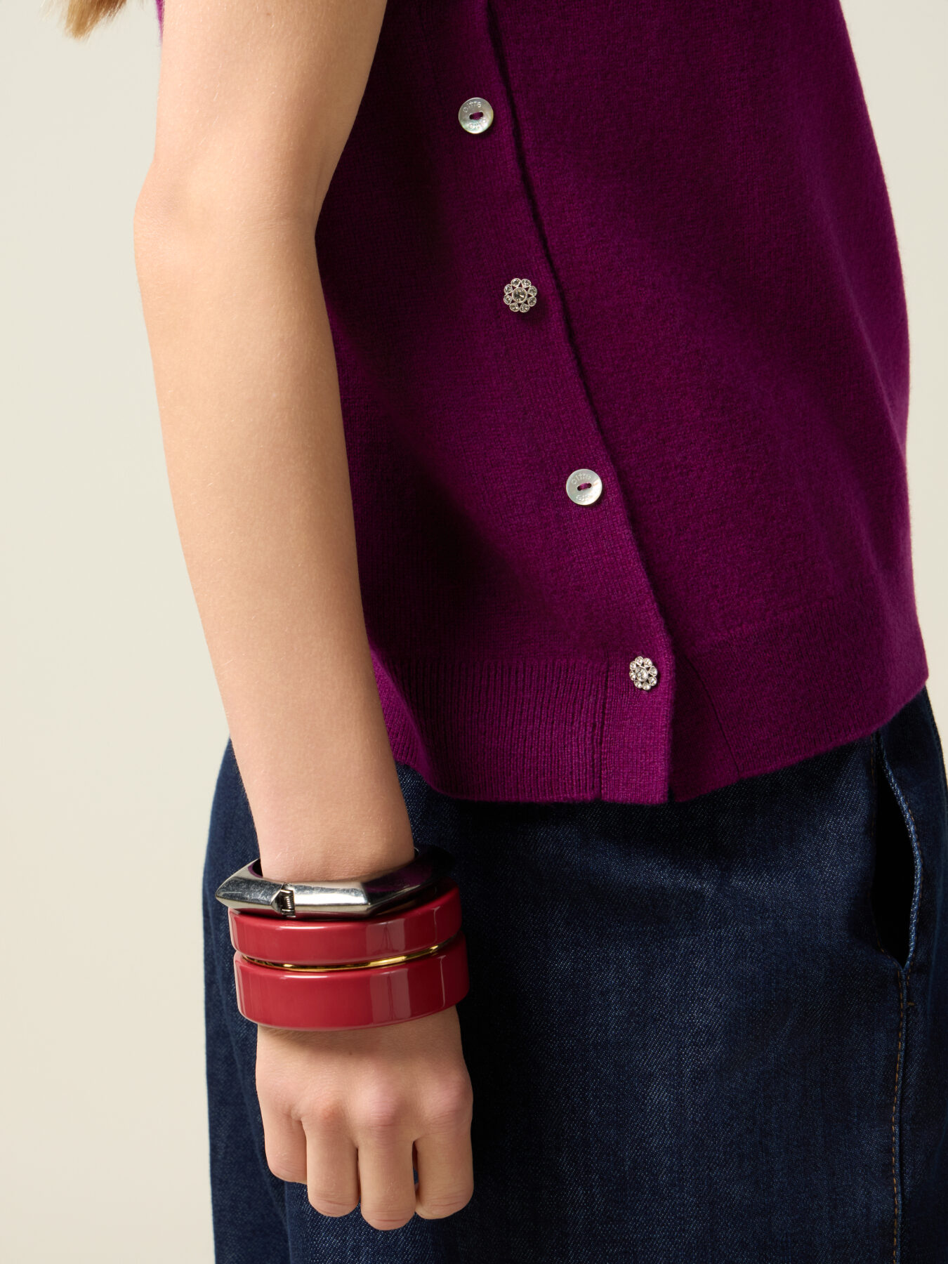 Gilet in lana e cashmere image number 2