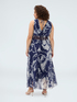 Langes Plissee-Kleid Dream mit Blumendruck image number 3