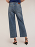 Wide leg jeans with rhinestones image number 1