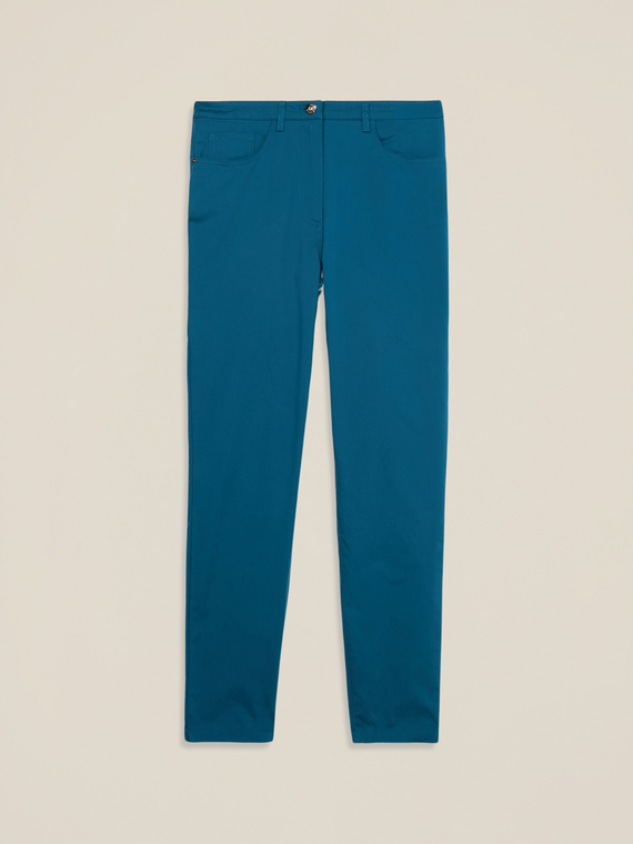 Pantaloni skinny din amestec de bumbac