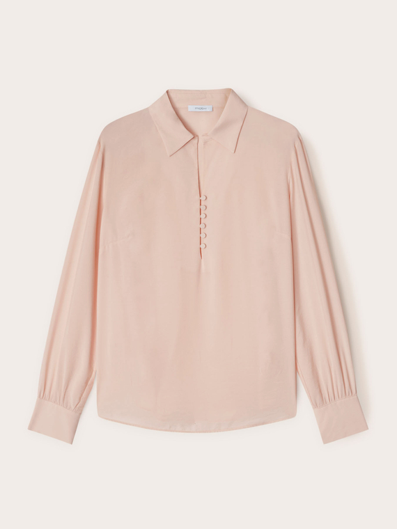 Blusa con colletto