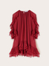 Short dress with ruffles image number 4