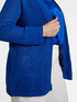 Langer Cardigan mit Lochmuster image number 3