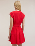 Vestito corto con balza in jersey image number 1