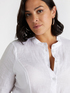 Linen and jersey shirt image number 3