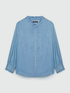 Denim-Hemdbluse, helle Waschung image number 4