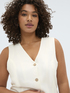 Linen and viscose blend shirtdress image number 5