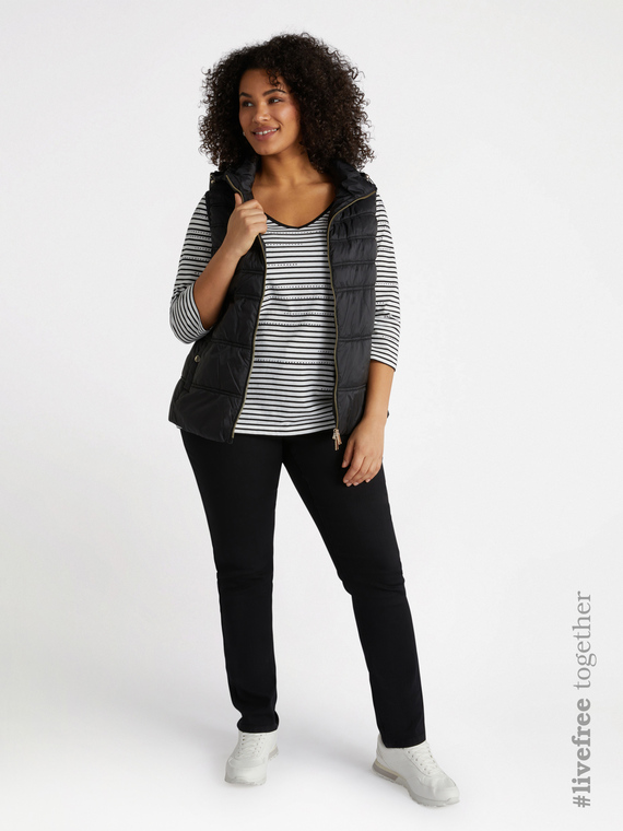 Ärmellose Daunenjacke mit Sorona®-Aura-Füllung