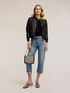 Veste courte avec zip et col mao image number 3