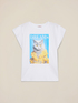 T-shirt con stampa e applicazioni image number 3