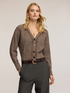 Strickjacke aus Mohair-Mischung mit Steinen image number 2