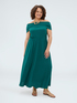 Langes Chill Off-Shoulder-Kleid aus Jersey image number 4
