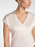 V-neck satin blouse image number 3
