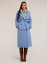 Wool blend trench coat image number 3