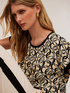 Kimono-Bluse mit Ring-Muster image number 3