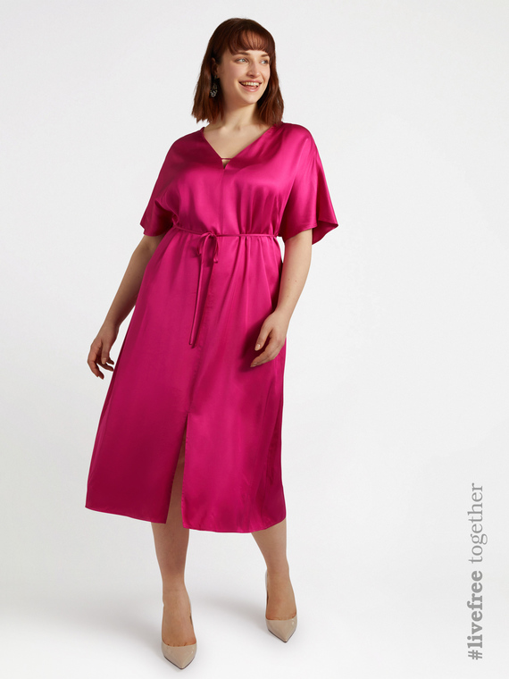 Langes Kleid aus Viskose LENZING™ ECOVERO™