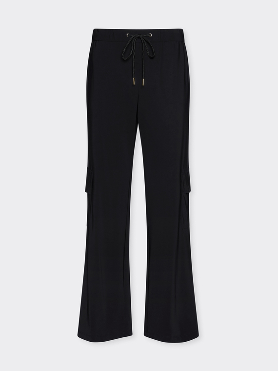 Jersey cargo pants