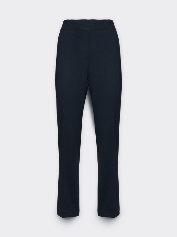 Pantalones slim de punto milano