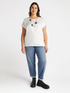 Blusa in raso e jersey image number 3