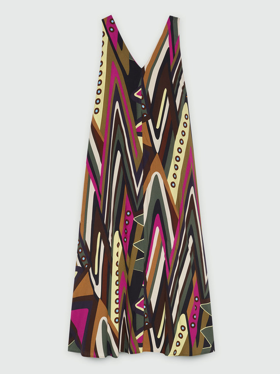 LENZING™ ECOVERO™ Viscose Printed Dress