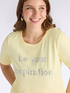 T-shirt avec inscription en cabochons image number 3
