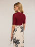 Short-sleeved ribbed top image number 1
