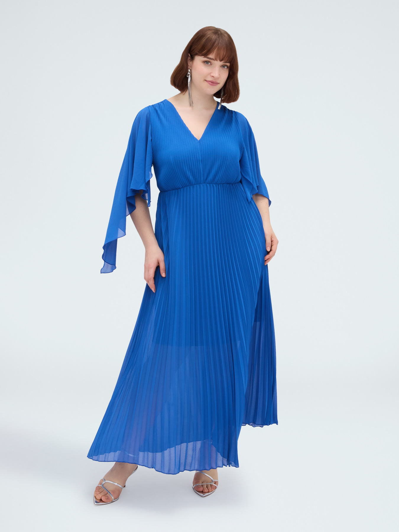 Kleid DREAM aus plissiertem Georgette image number 2