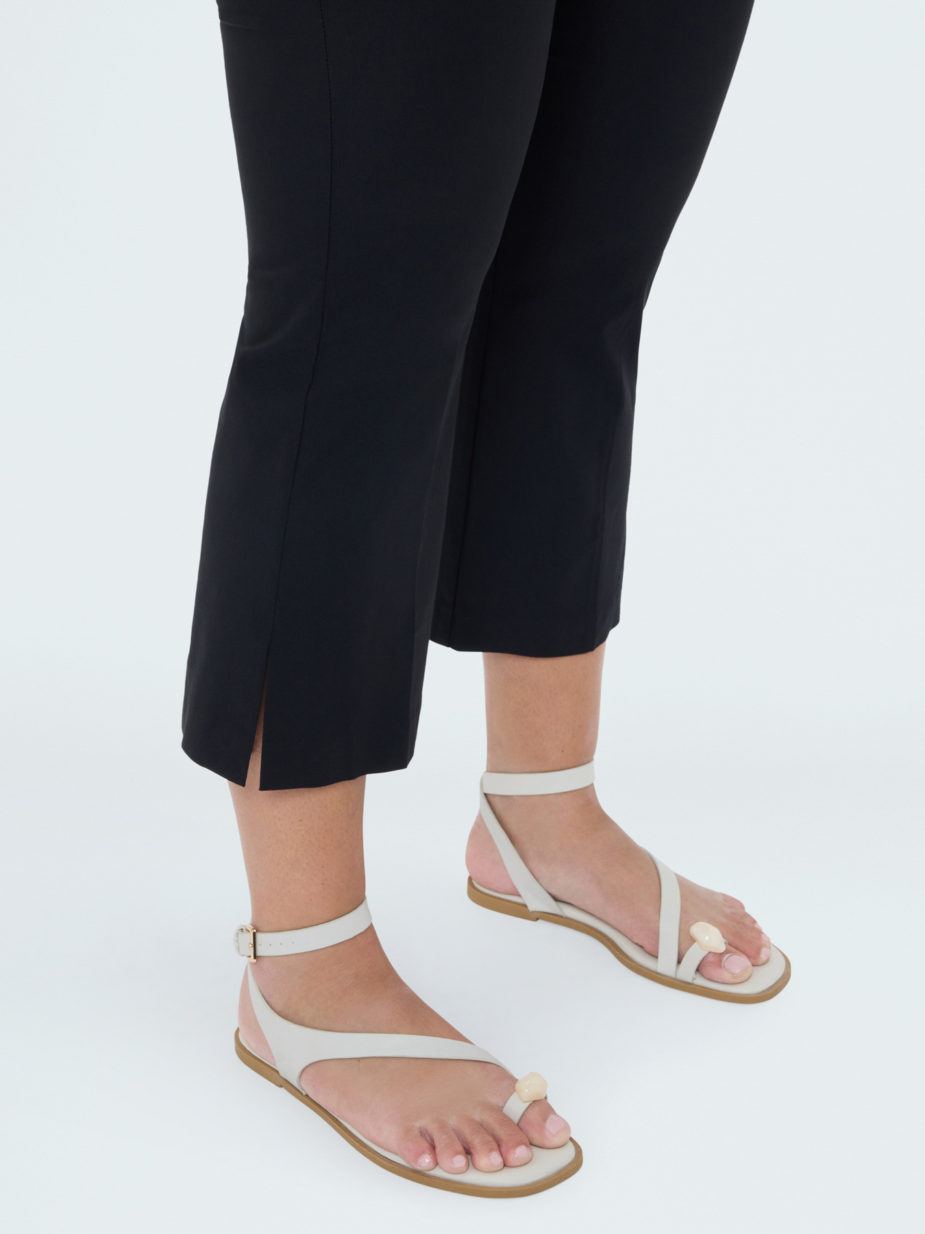 Kick Flare Pants in stretch fabric image number 3