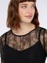 Long-sleeved lace t-shirt image number 3